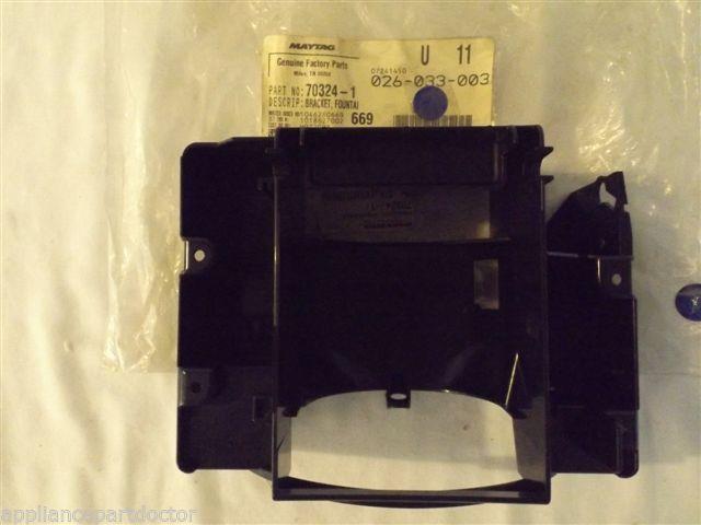 ADMIRAL JENN AIR REFRIGERATOR 70324-1 Bracket, Fountain NEW IN BOX ADMIRAL JENN AIR REFRIGERATOR 70324-1 Bracket, Fountain NEW IN BOX
